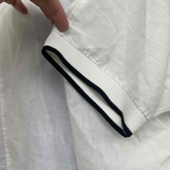 Vintage Dotti Geometric Oversized Long Wide Button Down Shirt medium batwing - Picture 4 of 10